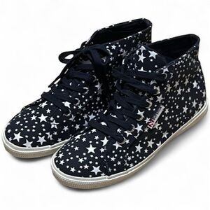 Superga Canvas High Top Star Print Sneakers size 37.5